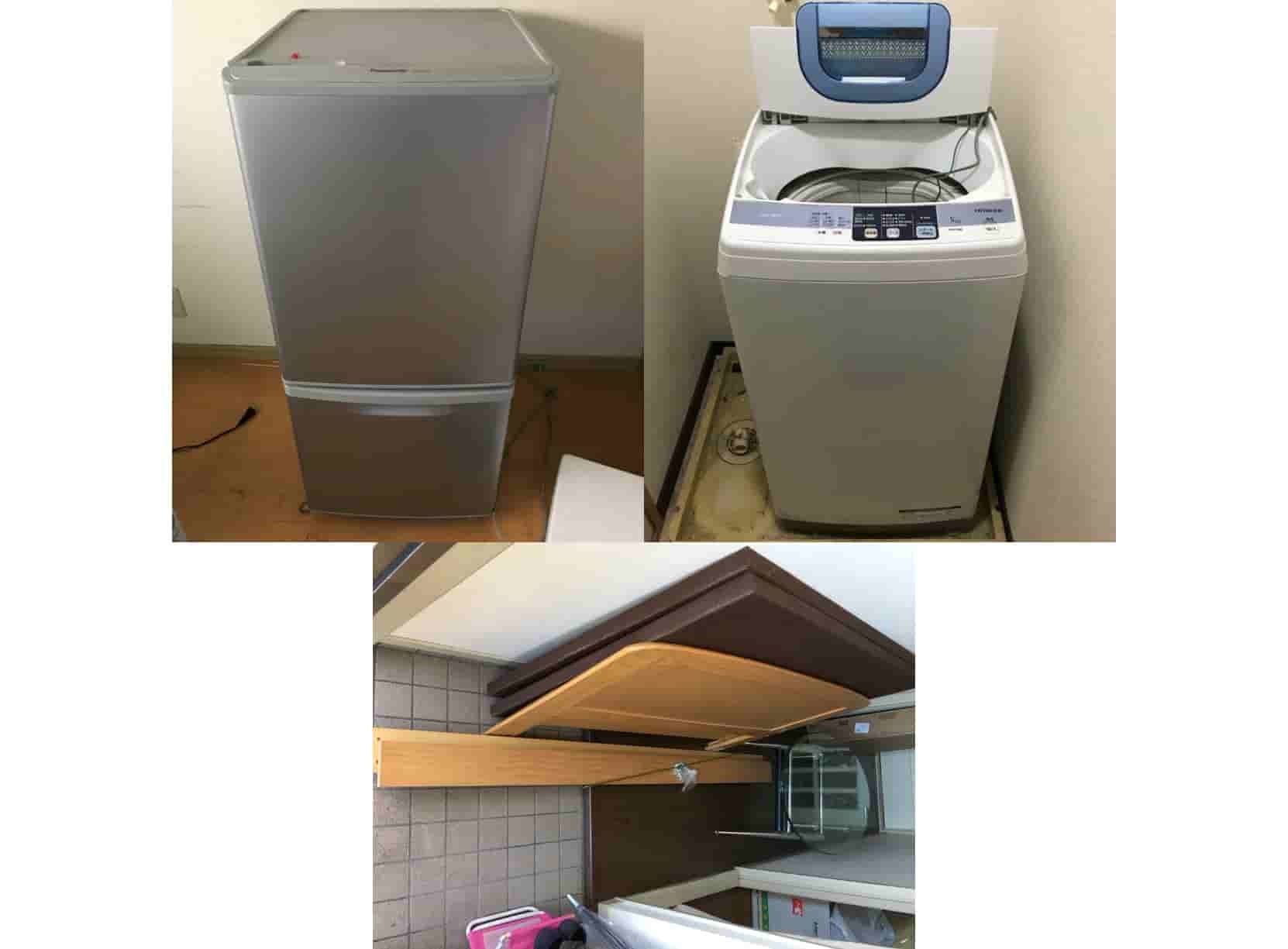 岩倉市M様の家具や洗濯機の処分と冷蔵庫の買取画像